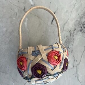 Adorable rose basket for weddings, Easter or decor